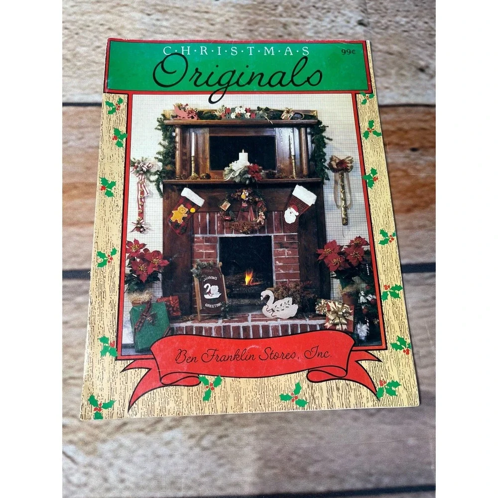Vintage‎ 1988 Christmas Originals Ben Franklin Stores Craft Pattern Magazine